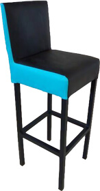 Barová židle s opěradlem