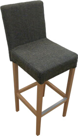 Barová židle s opěradlem